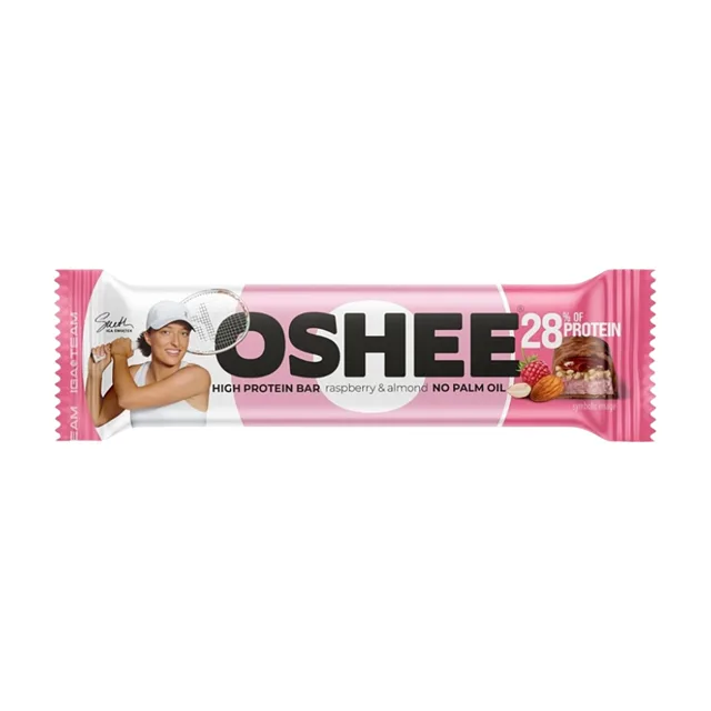 OSHEE Proteinová tyčinka malina a mandle 47 g