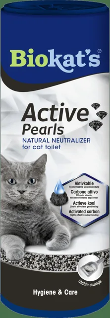 Osvěžovač WC Biokat's Active Pearls uhlí 700 ml