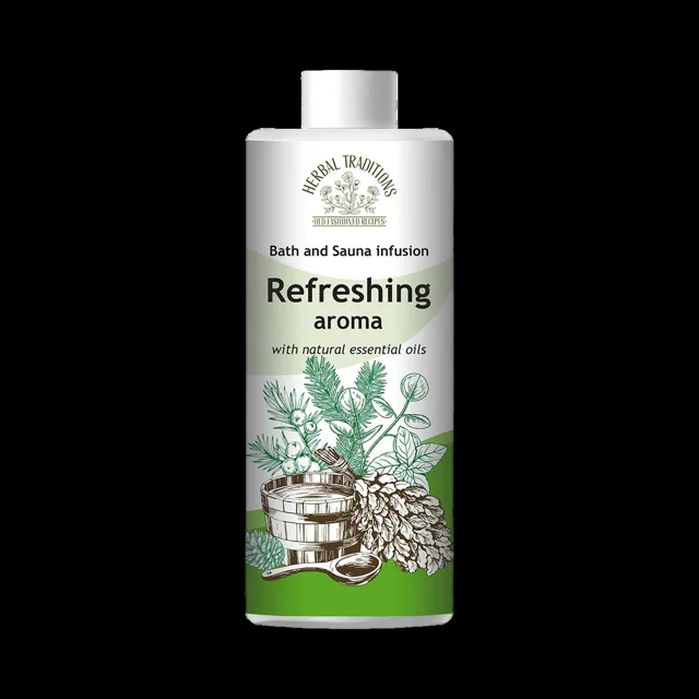 Osvěžující aroma do koupele, sauny a parní lázně - 500 ml - Herbal Traditions