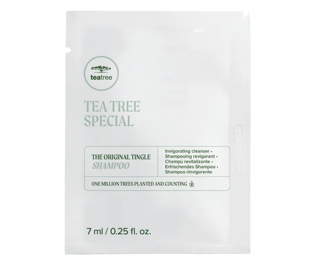 Osvěžující šampon na vlasy Paul Mitchell Tea Tree Special The Original Tingle Shampoo - 7 ml