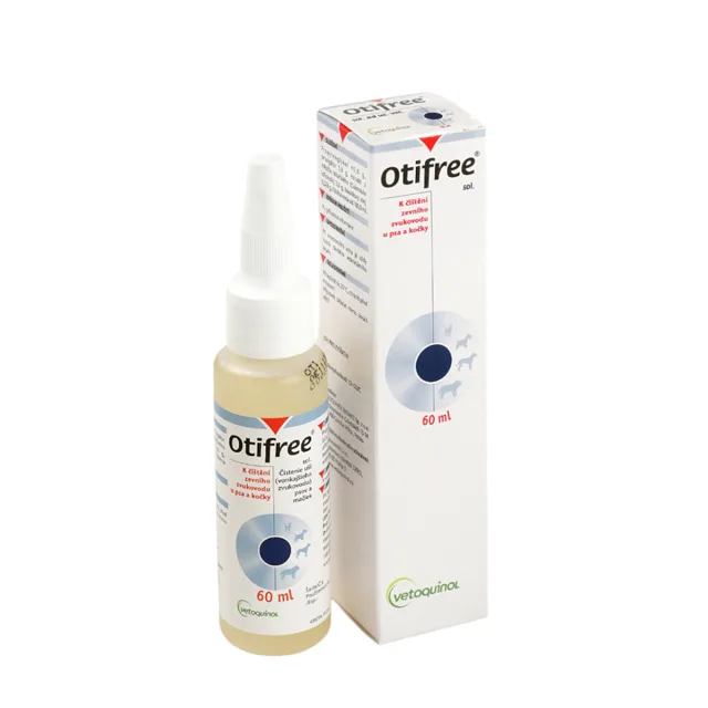 Otifree čistění Zevního Zvukovodu Pes/kočka 60ml