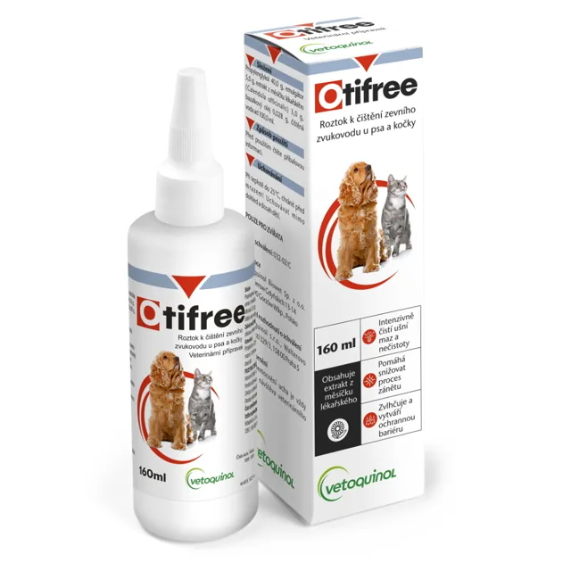 OTIFREE Roztok na čištění uší 160 ml