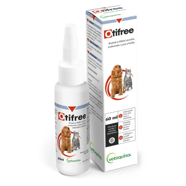 OTIFREE Roztok na čištění uší 60 ml