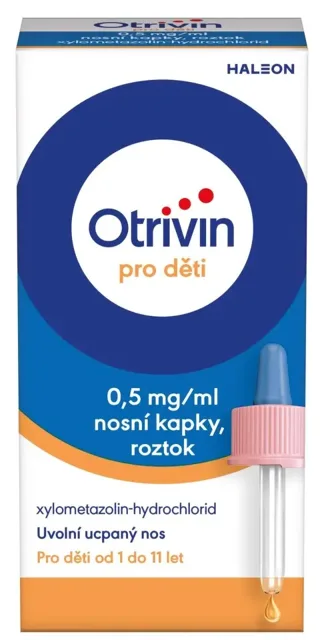 OTRIVIN PRO DĚTI 0,5MG/ML NAS GTT SOL 1X10ML