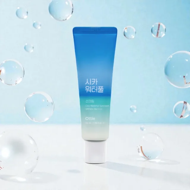 OTTIE - Cica Waterful Sunscreen SPF50+ PA++++ - Cica hydratační opalovací krém SPF50 - 50 ml