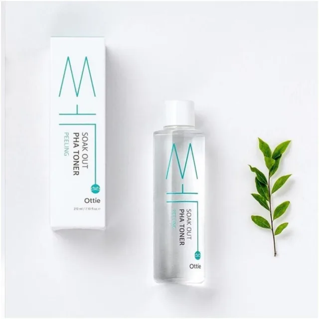 OTTIE - Soak Out PHA Toner - Exfoliační tonikum s PHA kyselinami - 210 ml