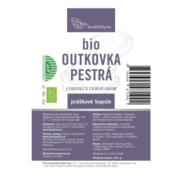 Outkovka pestrá BIO 240 cps