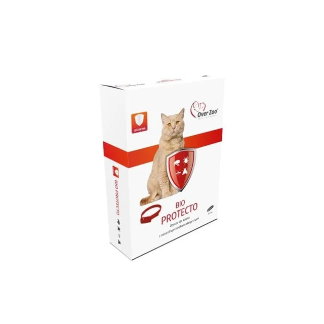 OVER ZOO Bio Protecto Plus 35 cm ochranně-pečující obojek pro kočky