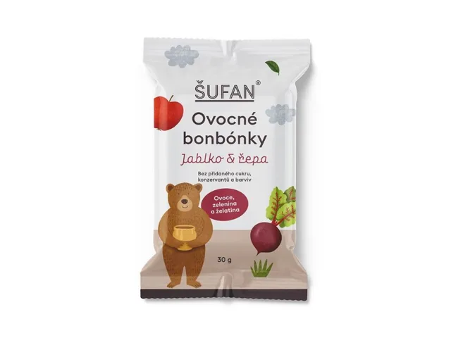 Ovocné bonbónky - Jablko & řepa, 30 g