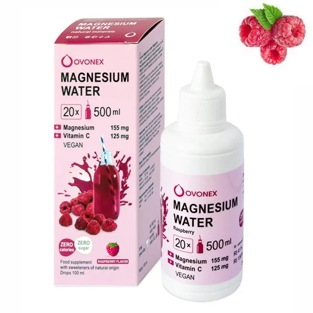 Ovonex Liquid tekutý minerál HOŘČÍK - Malina (100ml)