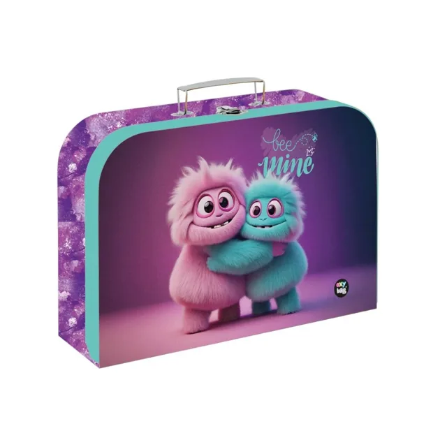 Oxybag Kufřík na výtvarku Monster, 34 cm, lamino