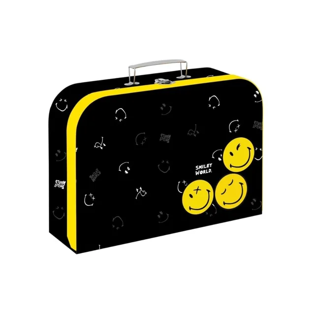 Oxybag Kufřík na výtvarku Smiley World, 34 cm, lamino