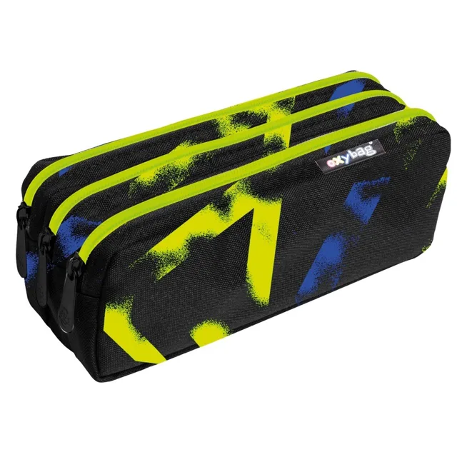Oxybag Penál etue Line Boy, tři zipy