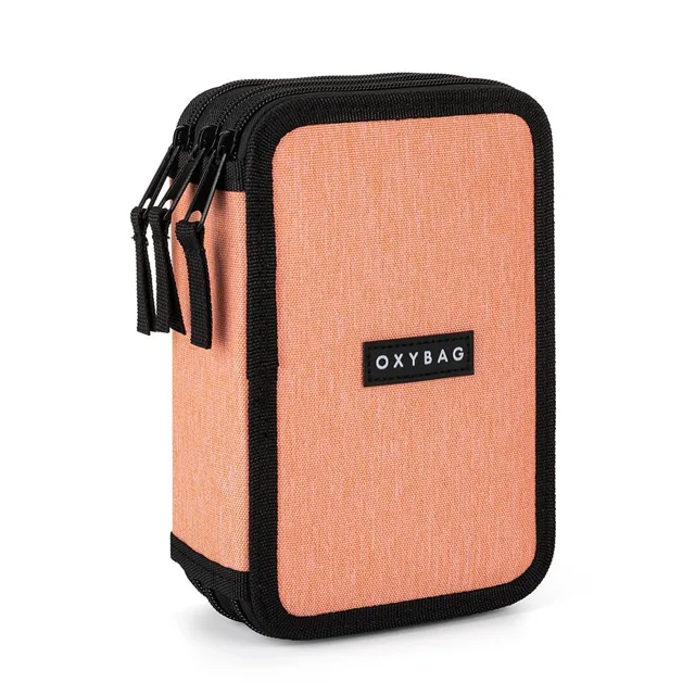 Oxybag Penál třípatrový prázdný - UNICOLOR appricot