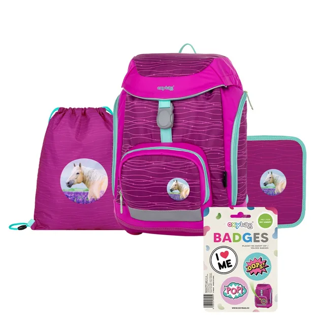 Oxybag Set 4dílný - OXY Sherpy Pink