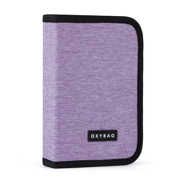 Oxybag UNICOLOR - jednopatrový penál Violet, 2 chlopně