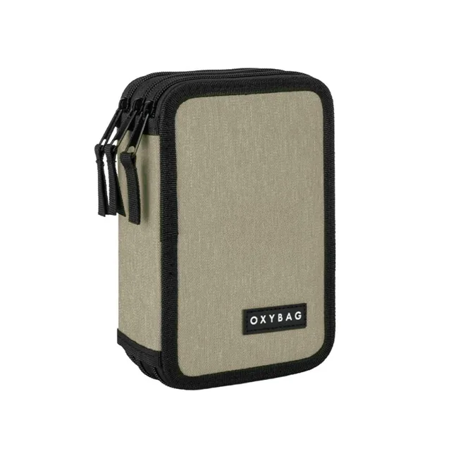 Oxybag UNICOLOR - třípatroý penál Mocca