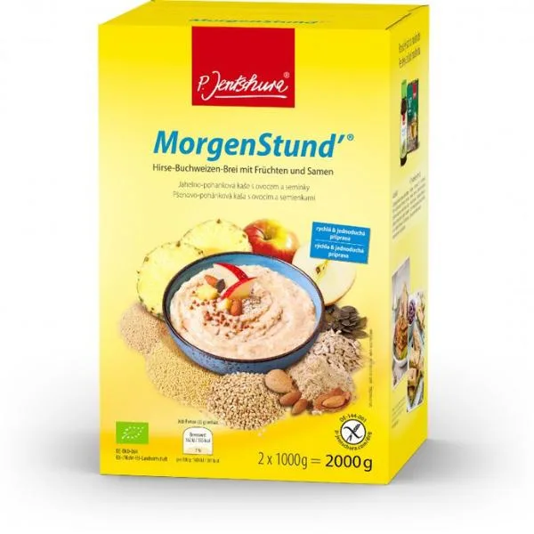 P. Jentschura MorgenStund’® BIO Bezlepková bázická snídaňová kaše, 2000 g