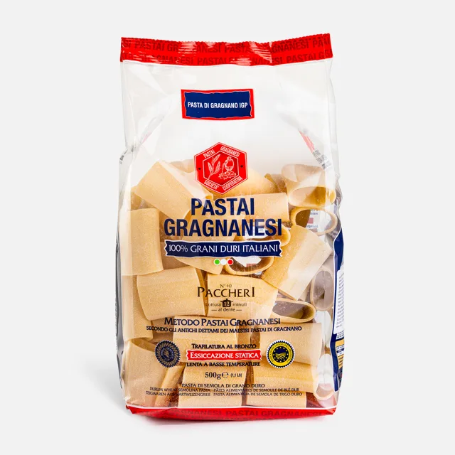 Paccheri Gragnano 500 g  trubky semolinové na vaření a zapékání