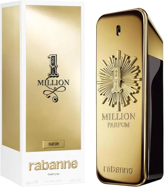 Paco Rabanne 1 Million Parfum pro muže 200 ml (Poškozený obal) Stav: rozbalený (bez fólie, ale plný)