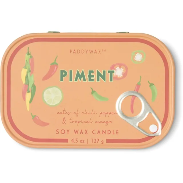 Paddywax Bistro Tin Piment vonná svíčka v plechovce 127 g