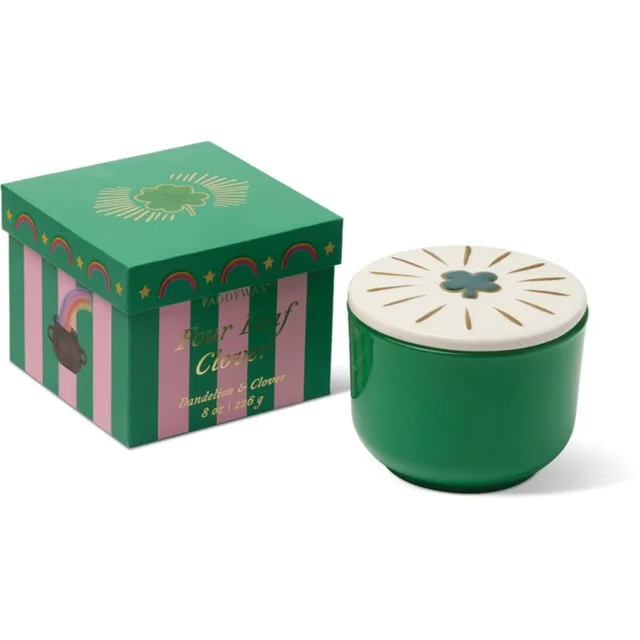 Paddywax Charmed Dandelion & Clover vonná svíčka s víčkem 226 g
