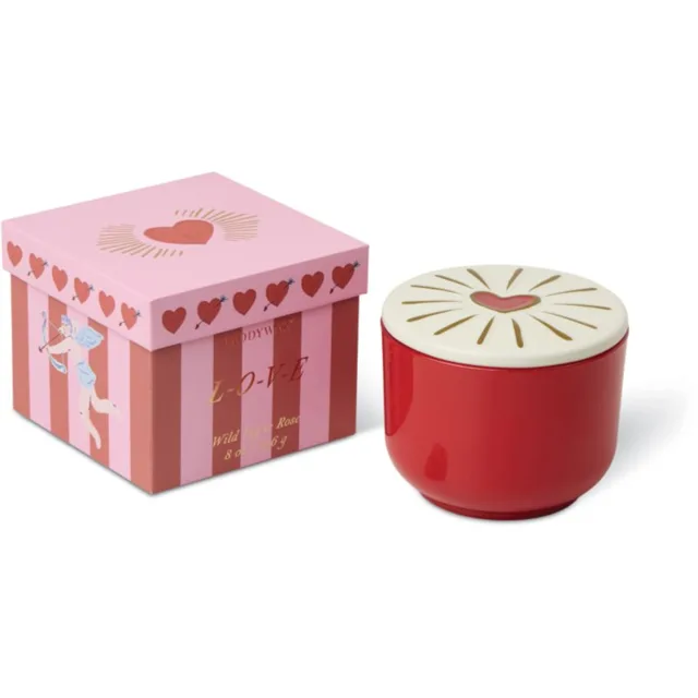 Paddywax Charmed Wild Fig & Rose vonná svíčka s víkem 226 g