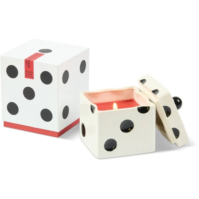 Paddywax Lucky Dice Tobacco Patchouli vonná svíčka z keramiky 283 g