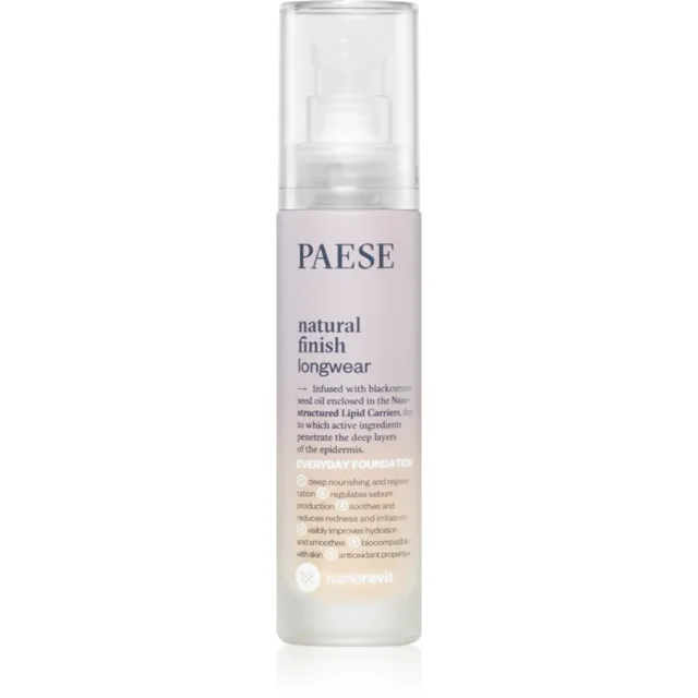 Paese Nanorevit dlouhotrvající make-up s vyživujícím účinkem odstín 03 Sand 30 ml