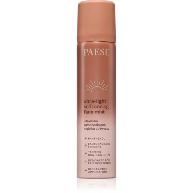 Paese Ultra-light Self Tanning Face Mist samoopalovací mlha na obličej 75 ml
