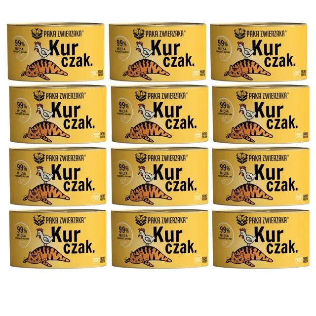 PAKA ZWIERZAKA Cat Chicken 12x200 g