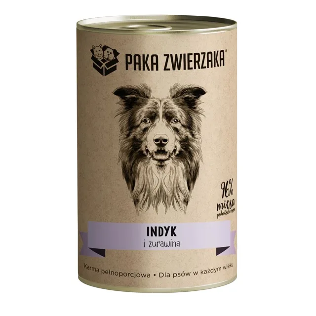 PAKA ZWIERZAKA  konzerva pro psy 400g