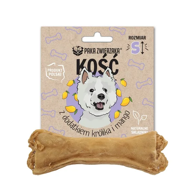 PAKA ZWIERZAKA Kost s králíkem a mangem S 10cm