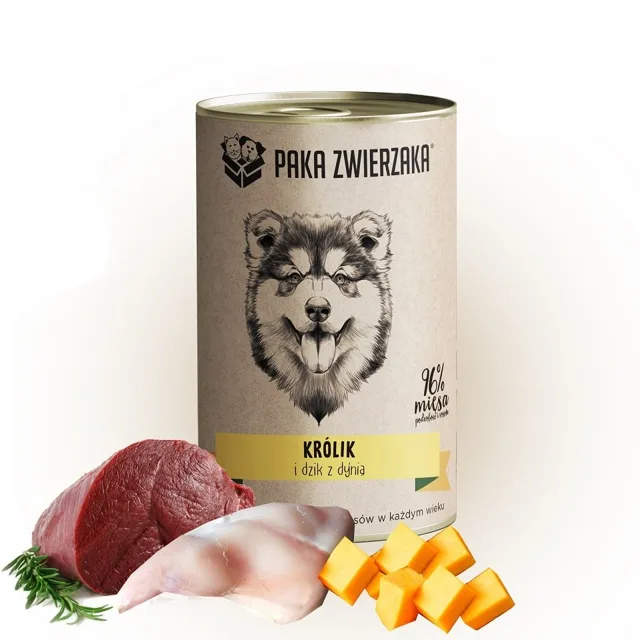 PAKA ZWIERZAKA Králík, divočák a dýně 400 g