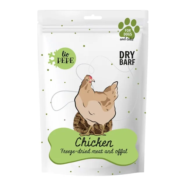 PAKA ZWIERZAKA PEPE Freeze-dried liofilizované kuřecí srdce 60 g