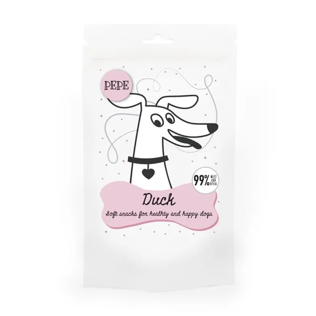 PAKA ZWIERZAKA PEPE Mini Chunkies Duck 80 g pamlsek z kachny