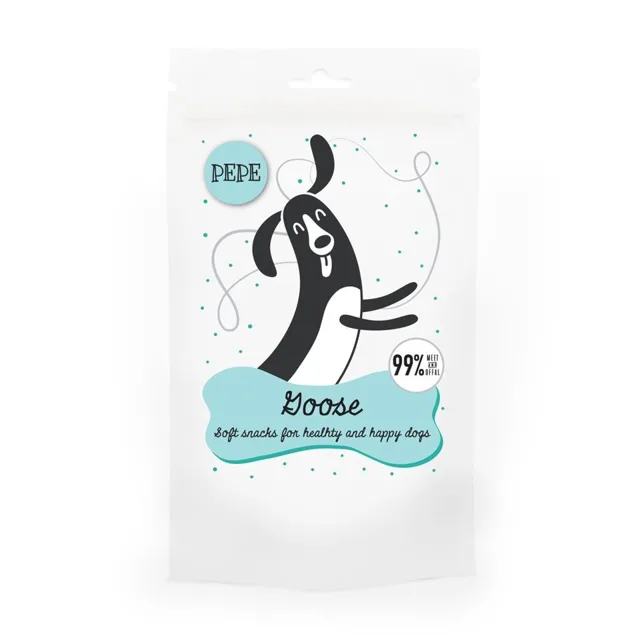 PAKA ZWIERZAKA PEPE Mini Chunkies Goose 80 g pamlsek z husy