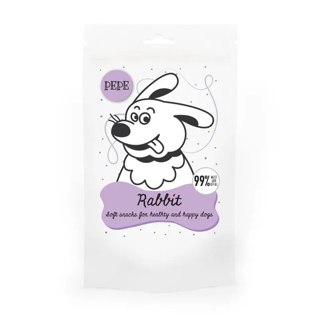 PAKA ZWIERZAKA PEPE Mini Chunkies Rabbit 80 g pamlsek z králíka