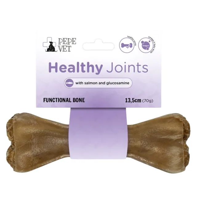 PAKA ZWIERZAKA PEPE Vet Funkční kost Healthy Joints 13,5 cm (70 g) pro zdravé klouby psů