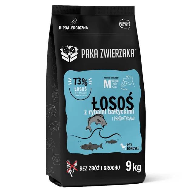 PAKA ZWIERZAKA Seven’th Heaven Salmon &amp; baltic fish Adult 9 kg
