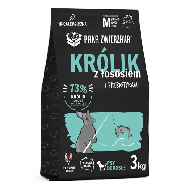 PAKA ZWIERZAKA Seventh Heaven granule Králík s lososem M 3 kg