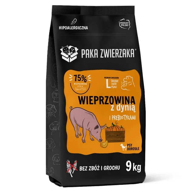 PAKA ZWIERZAKA Seventh Heaven Suché krmivo Vepřové maso s dýní L 9 kg