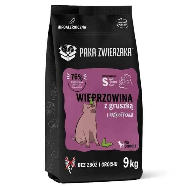 PAKA ZWIERZAKA Seventh Heaven Suché krmivo Vepřové maso s hruškou S 9 kg