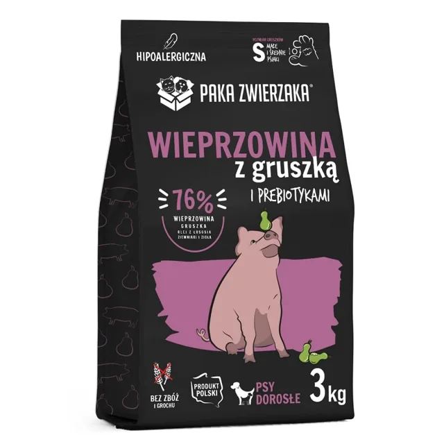 PAKA ZWIERZAKA Seventh Heaven Suché krmivo Vepřové s hruškou S 3kg