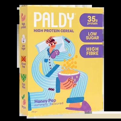 Paldy High Protein Cereals, Honey Pop, 210 g