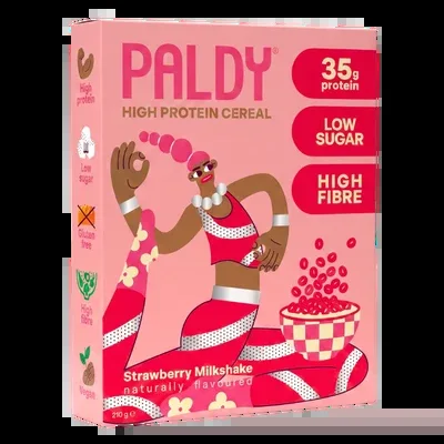 Paldy High Protein Cereals, Strawberry Milkshake, 210 g