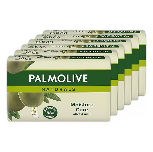 PALMOLIVE Naturals Olive Milk Mýdlo 6x 90 g