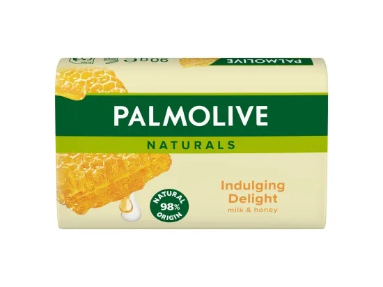 Palmolive Naturals tuhé mýdlo s výtažky z mléka a medu 90 g