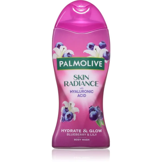 Palmolive Skin Radiance With Hylauronic Acid hydratační sprchový gel vůně Blueberry & Lilly 250 ml