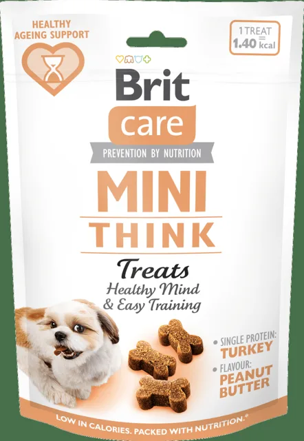 Pamlsek Brit Care Dog Mini treats Think 50 g